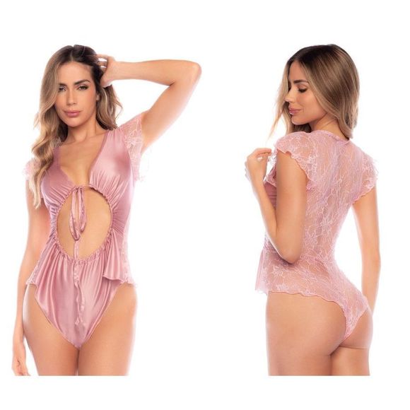Mapale 7601 Sleep Romper Color Rose - Picture 1 of 10